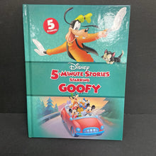Load image into Gallery viewer, 5-Minute Stories Starring Goofy (Disney Mickey &amp; Friends) -character hardcover
