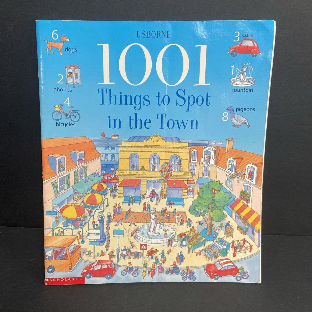 1001 Things To Spot In the Town (Usborne) (Anna Milbourne) -look & find paperback