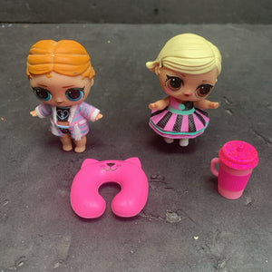 2pk Dolls w/Accessories