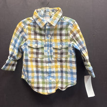 Load image into Gallery viewer, Plaid Button Down Shirt

