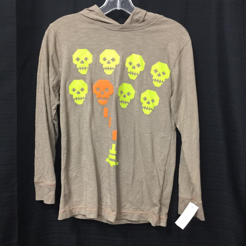 Hooded Skull Game Shirt