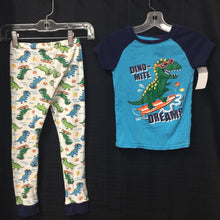 Load image into Gallery viewer, 2pc Surf Dinosaur Sleepwear
