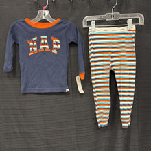 Load image into Gallery viewer, 2pc "Nap" Striped Sleepwear
