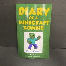 Load image into Gallery viewer, Zombie Goes to Camp (Diary of a Minecraft Zombie) (Zack Zombie) -character series paperback
