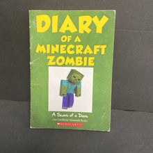 Load image into Gallery viewer, A Scare of a Dare (Diary of a Minecraft Zombie) (Zack Zombie) -character series paperback
