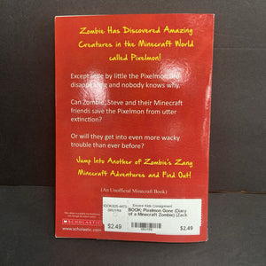 Pixelmon Gone (Diary of a Minecraft Zombie) (Zack Zombie) -character series paperback