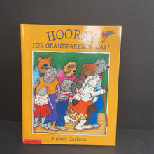 Load image into Gallery viewer, Hooray for Grandparents&#39; Day! (Nancy Carlson) (Family) -paperback
