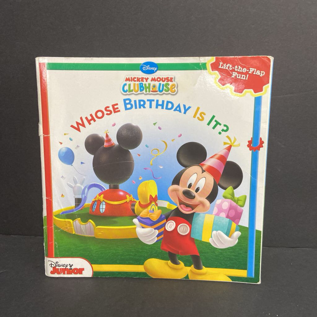 Whose Birthday Is It? (Lift-the-Flap) (Disney Mickey Mouse Clubhouse / Mickey & Friends) (Sheila Sweeny Higginson) -character paperback