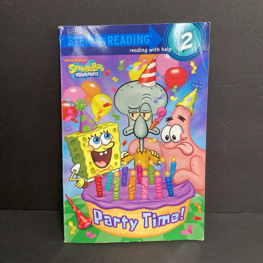 Party Time! (Spongebob Squarepants) (Step Into Reading Level 2) (John Cabell) -character reader paperback