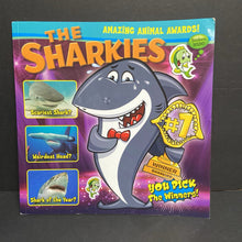 Load image into Gallery viewer, The Sharkies (Amazing Animal Rewards) (Sharks/Sea Animals) (James Buckley Jr.) -educational activity paperback
