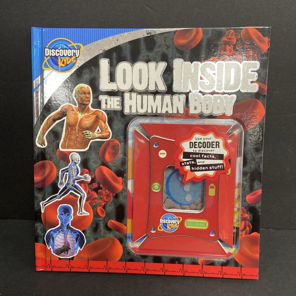 Look Inside the Human Body w/ Decoder (Discovery Kids) (Anatomy) -educational hardcover