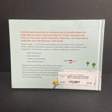Load image into Gallery viewer, Horizontal Parenting: How To Entertain Your Kid While Lying Down (Michelle Woo) -parenting activity hardcover

