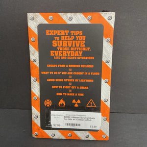 Ultimate Survival Guide for Kids w/ Compass (Rob Colson) (Facts/Environment) -educational activity paperback