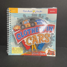 Load image into Gallery viewer, Clothespin Cars (Klutz) (Vehicles) -activity paperback
