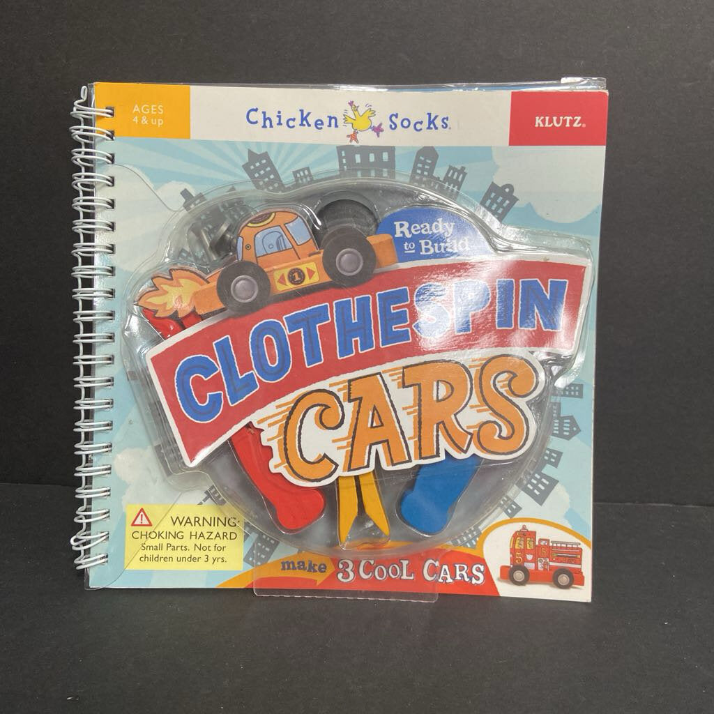 Clothespin Cars (Klutz) (Vehicles) -activity paperback