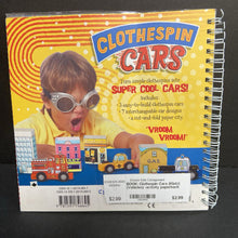Load image into Gallery viewer, Clothespin Cars (Klutz) (Vehicles) -activity paperback
