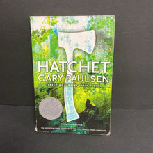 Load image into Gallery viewer, Hatchet (Gary Paulsen) (Simon &amp; Schuster Cover) -series paperback
