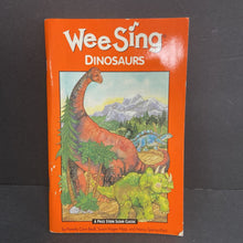 Load image into Gallery viewer, Dinosaurs (Wee Sing) (Pamela Conn Beall, Susan Hagen Nipp, &amp; Nancy Spence Klein) (Music) -paperback
