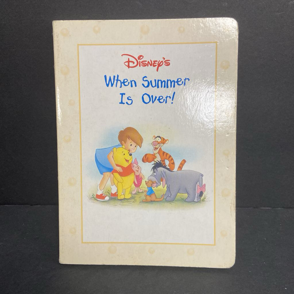 When Summer is Over! (Disney's Pooh & Friends) (Season: Summer/Fall) -character board