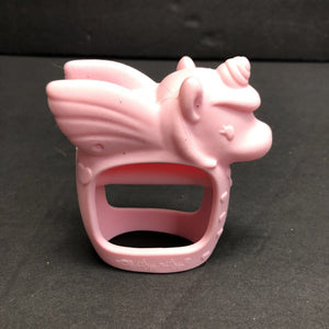 Bitzy Silicone Unicorn Hand Teether