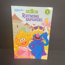 Load image into Gallery viewer, Rhyming Rapunzel (Sesame Street) (Reading Discovery Level 1) (Jodie Shepard) -character reader paperback
