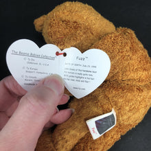 Load image into Gallery viewer, Fuzz the Bear Beanie Baby
