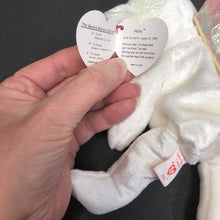 Load image into Gallery viewer, Halo the Angel Bear Beanie Baby
