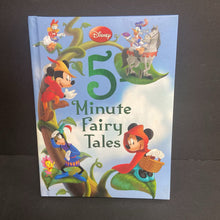 Load image into Gallery viewer, Disney 5‑Minute Fairy Tales (Soft-Cover) -character hardcover

