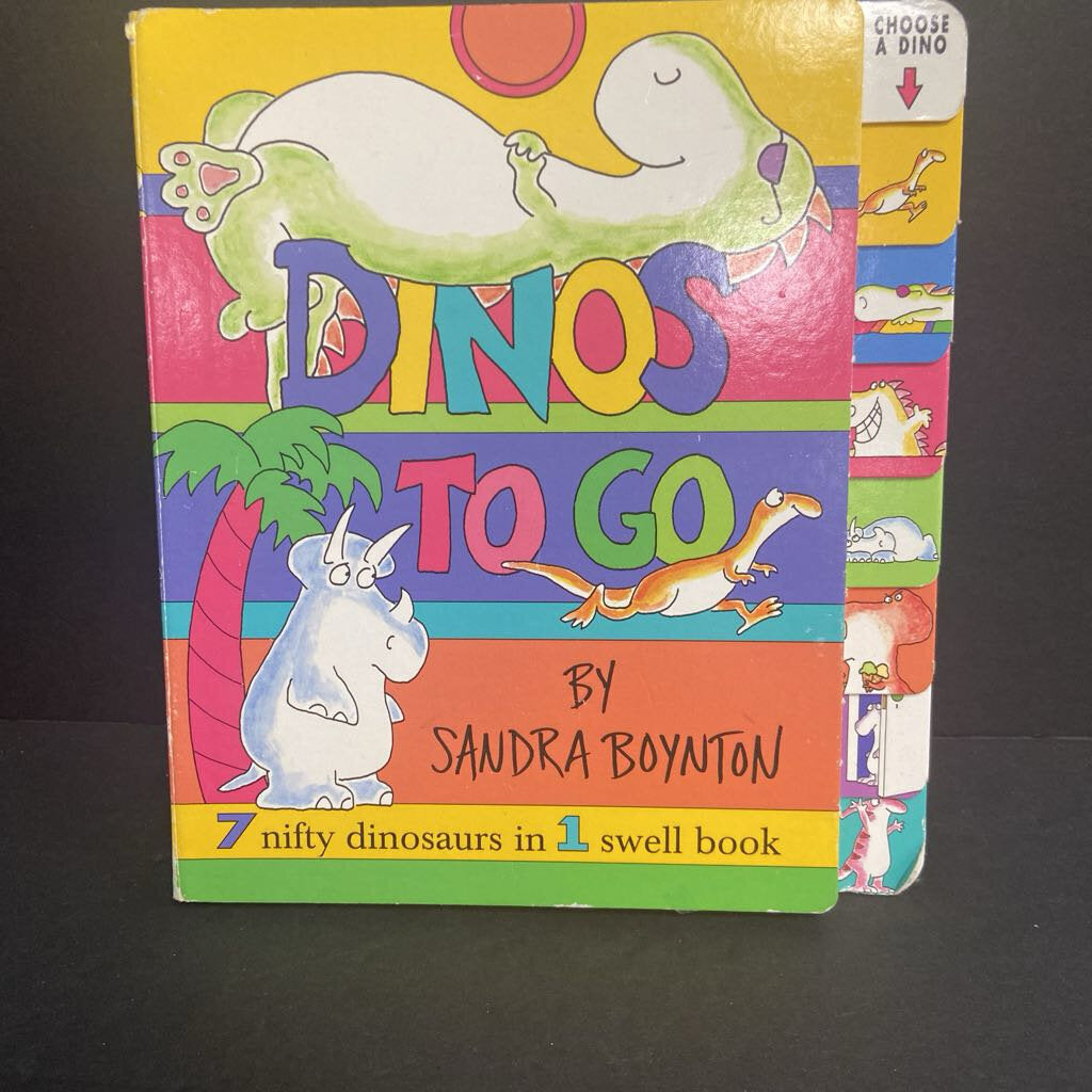 Dinos to Go (Sandra Boynton) -board