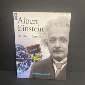 Albert Einstein: A Life of Genius (Elizabeth MacLeod) (Notable Person) -educational paperback
