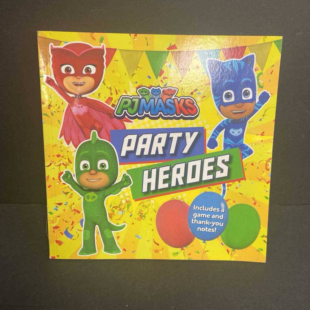 Party Heroes (PJ Masks) -character paperback