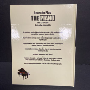 Learn to Play The Piano and Keyboard: A Step-by-Step Guide w/ Interactive DVD (Nick Freeth) (Music) -instructional hardcover