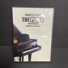 Load image into Gallery viewer, Learn to Play The Piano and Keyboard: A Step-by-Step Guide w/ Interactive DVD (Nick Freeth) (Music) -instructional hardcover
