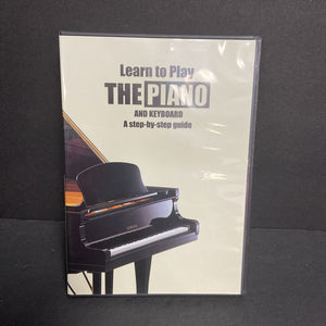 Learn to Play The Piano and Keyboard: A Step-by-Step Guide w/ Interactive DVD (Nick Freeth) (Music) -instructional hardcover