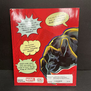 Marvel Absolutely Everything You Need to Know (DK) (Adam Bray, Lorraine Cink, John Sazaklis, Sven Wilson) -character paperback