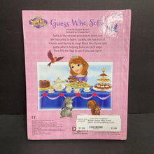 Load image into Gallery viewer, Guess Who, Sofia! (Sofia the First) (Disney) (Lift-The-Flap) -character hardcover
