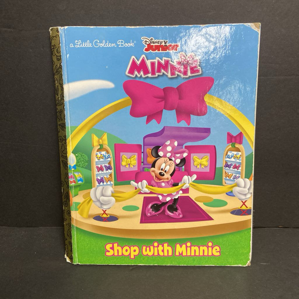 Shop with Minnie (Disney Junior Minnie / Mickey & Friends) (Golden Book) -character hardcover