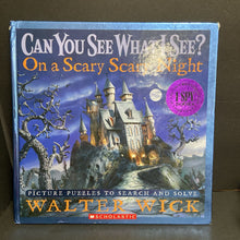 Load image into Gallery viewer, Can You See What I See? On a Scary, Scary Night (Season: Fall, Holiday: Halloween) -look &amp; find hardcover
