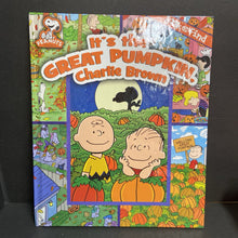 Load image into Gallery viewer, It&#39;s The Great Pumpkin, Charlie Brown (Peanuts) (Charles M. Schulz) (Season: Fall, Holiday: Halloween) -character look &amp; find hardcover
