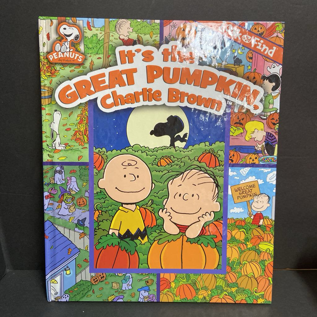 It's The Great Pumpkin, Charlie Brown (Peanuts) (Charles M. Schulz) (Season: Fall, Holiday: Halloween) -character look & find hardcover