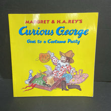 Load image into Gallery viewer, Curious George Goes to A Costume Party (Margret Rey &amp; H.A. Rey) (Season: Fall, Holiday: Halloween) -character paperback
