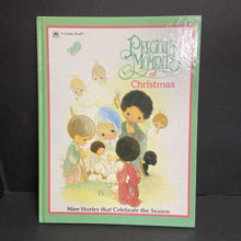 Load image into Gallery viewer, Precious Moments of Christmas: Nine Stories that Celebrate the Season (Golden Book) (Samuel J. Butcher)(Season: Winter, Holiday: Christmas) -character religion hardcover
