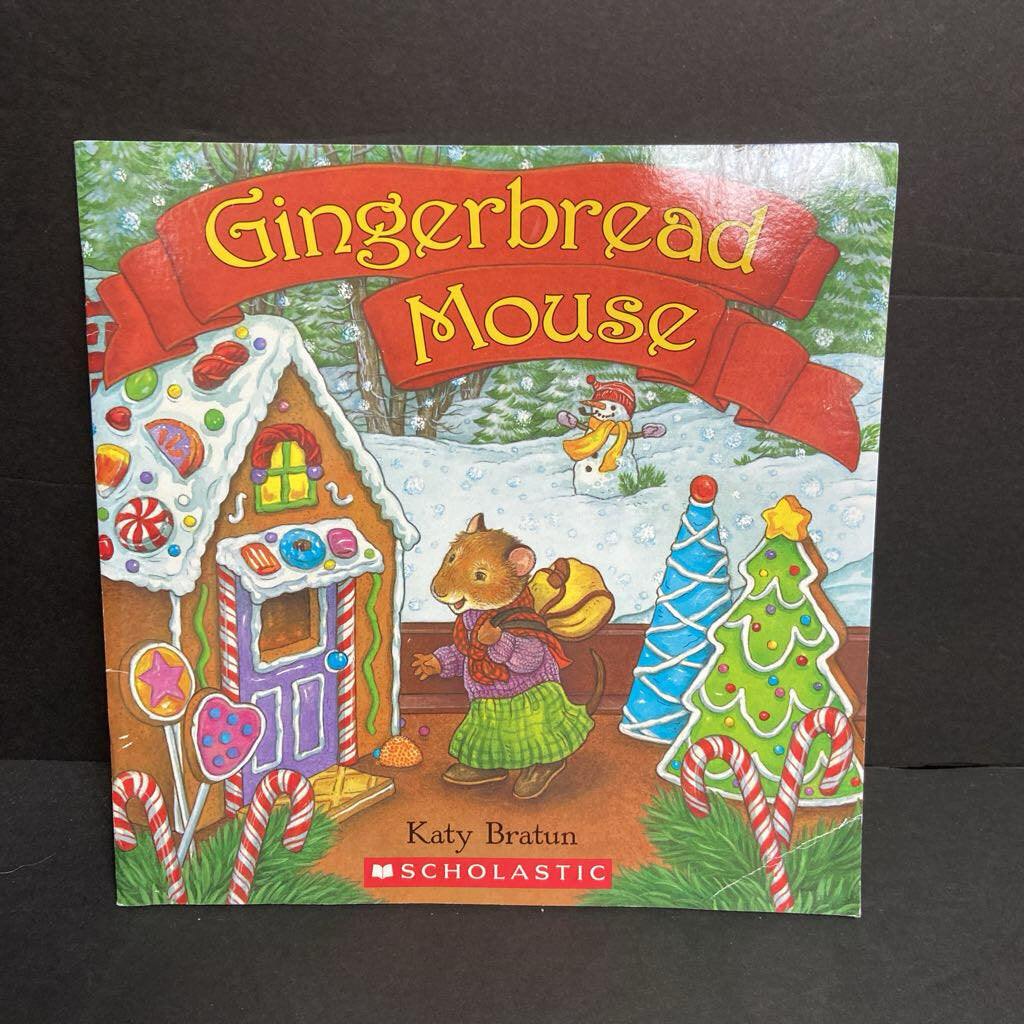 Gingerbread Mouse (Katy Bratun) (Season: Winter, Holiday: Christmas) -paperback