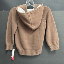 Load image into Gallery viewer, boys baby gap brwn hooded zip sweatshirt
