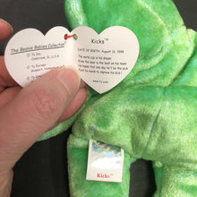 Load image into Gallery viewer, Kicks the Soccer Bear Beanie Baby
