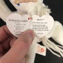 Load image into Gallery viewer, Mystic the Unicorn Beanie Baby
