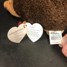 Load image into Gallery viewer, Prickles the Hedgehog Beanie Baby
