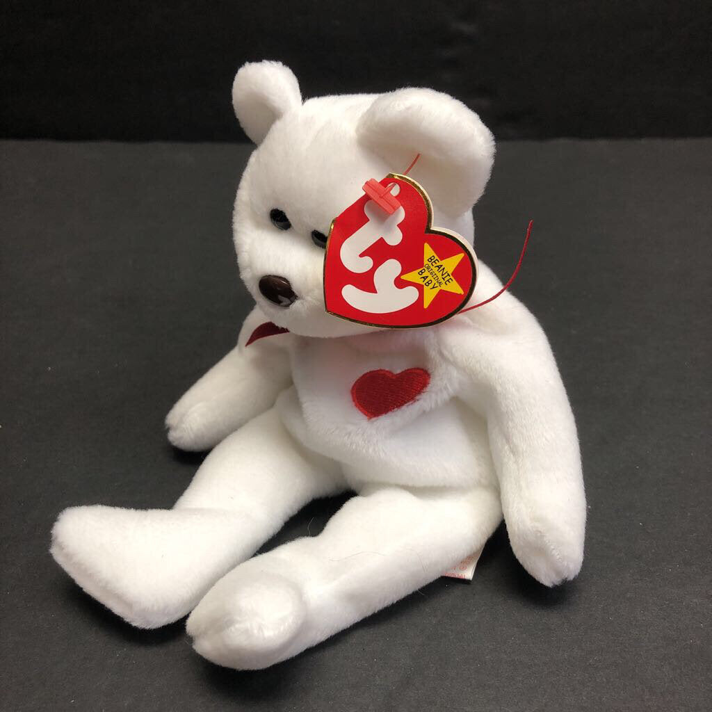 Valentino the Heart Bear Beanie Baby