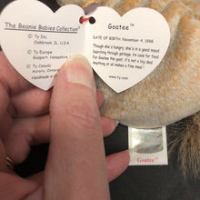 Load image into Gallery viewer, Goatee the Goat Beanie Baby
