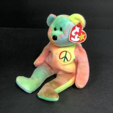 Load image into Gallery viewer, Peace the Bear Beanie Baby
